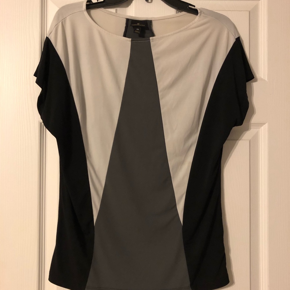 Worthington color blocked blouse